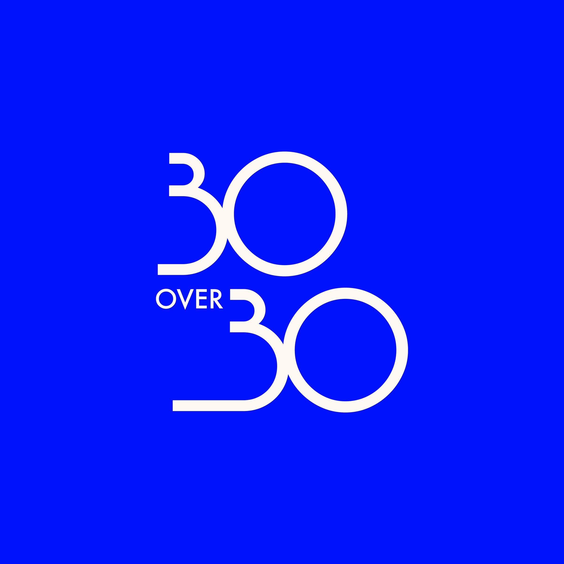 30 Over 30 logo mark
