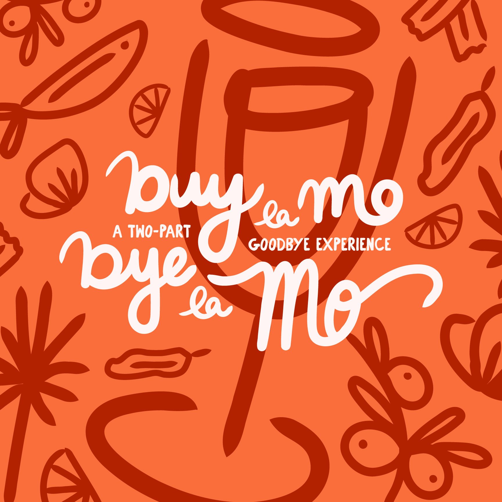 Buy la Mo, Bye la Mo logo poster