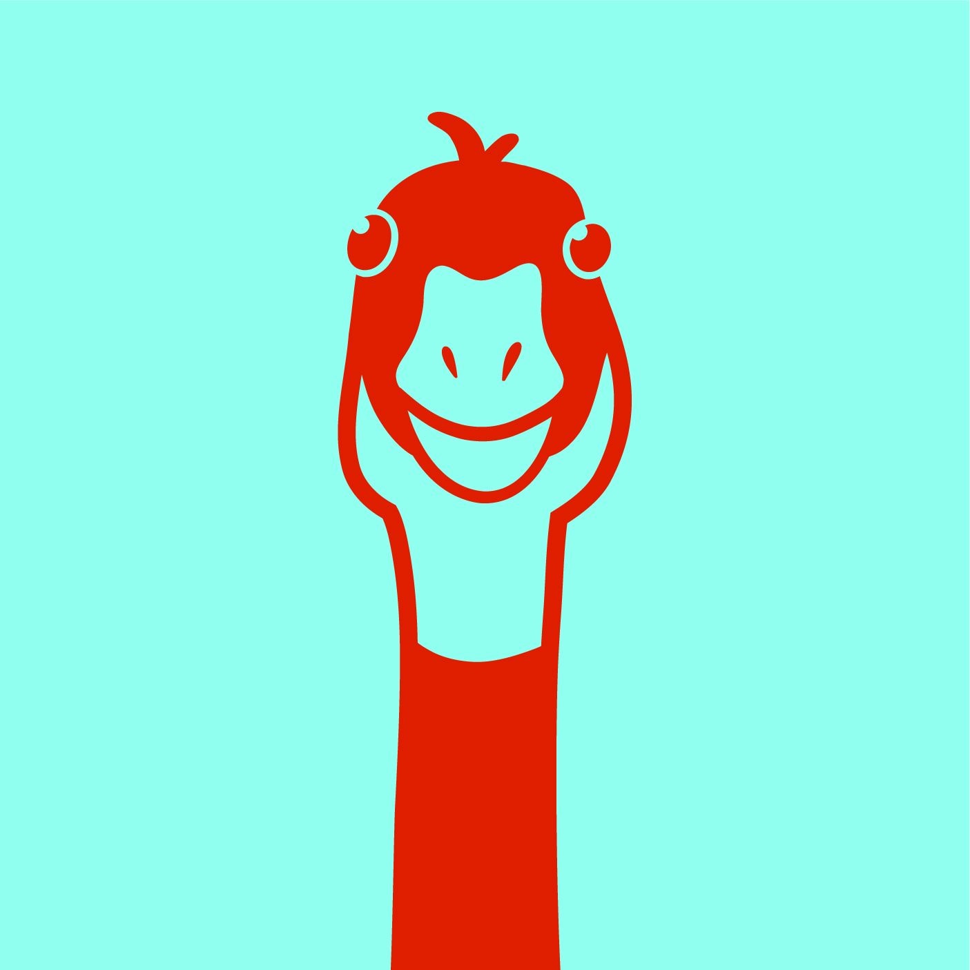 Chilly Goose mascot illustration