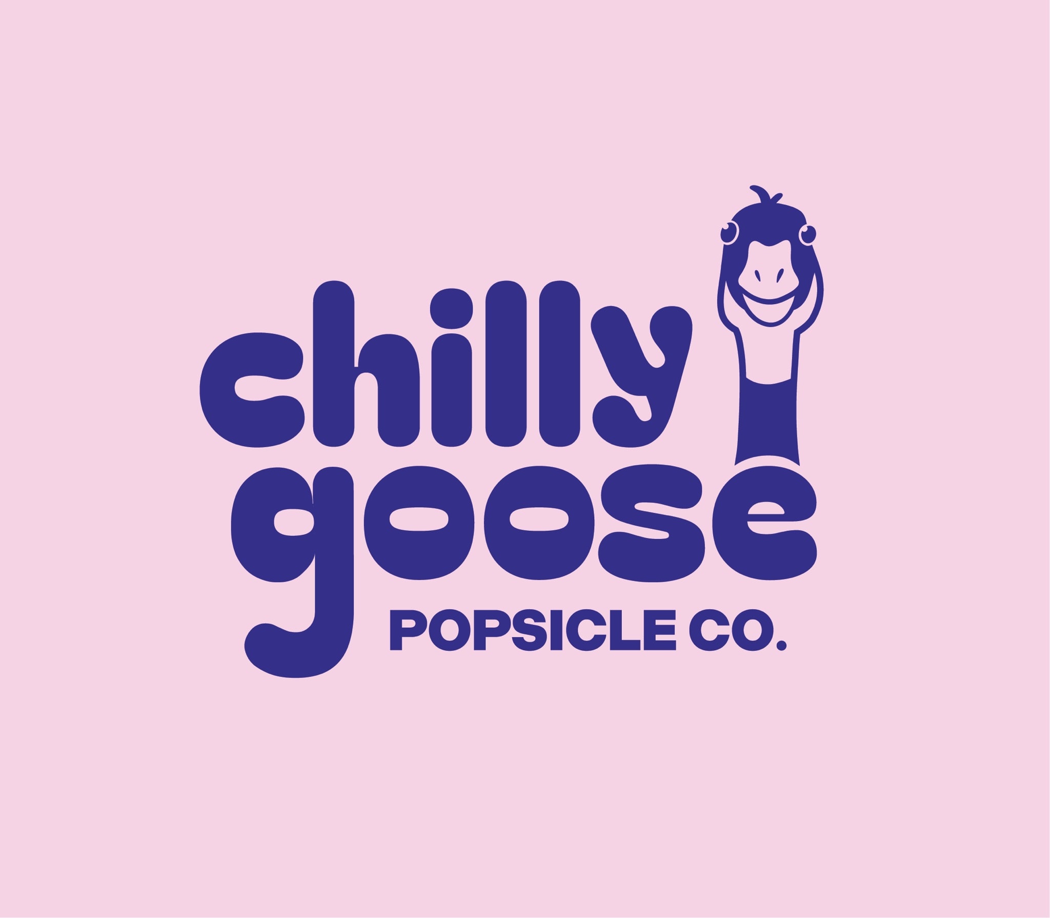Chilly Goose Popsicle Co. logo lockup